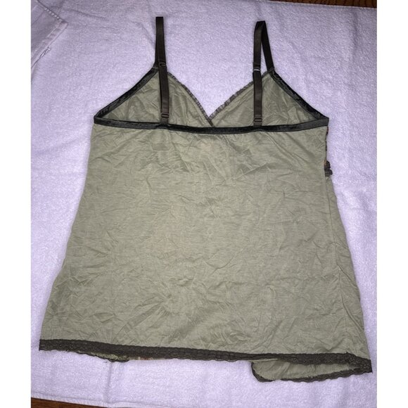 Y2K One Step Up Plus Vtg Lace Fairycore Babydoll Cami Coquette Floral Tank  1X - Picture 7 of 9